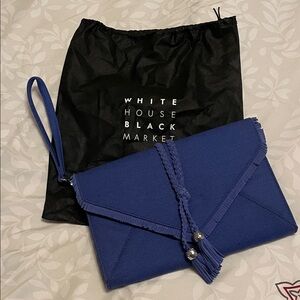 White House Black Market Royal Blue Wristlet